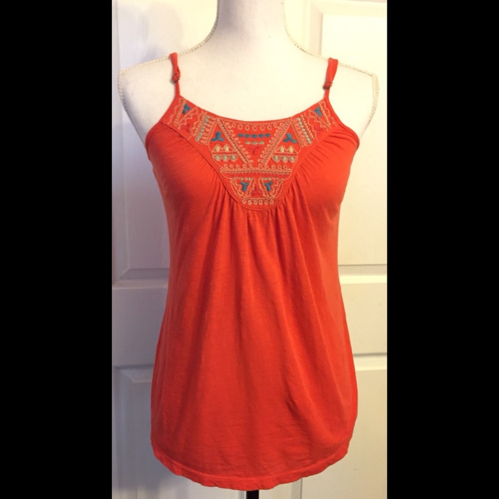 Red Camel Spaghetti Strap Top